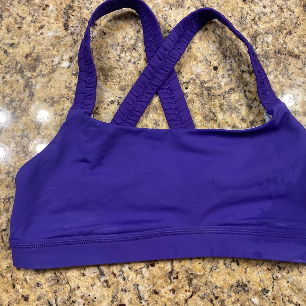 Lulu lemon. Fun bright purple print